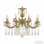Фото Люстра бронзовая с хрусталём 72209/8/210 A FP