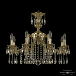 Фото 1 Люстра бронзовая с хрусталём 72211/8/210 A G