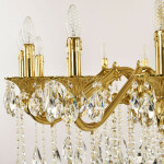 Фото 4 Люстра бронзовая с хрусталём 72302/16/360 A G