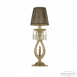 Фото Настольная лампа бронзовая с хрусталём 72400L/1 G FH1S ST9