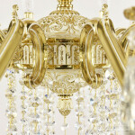 Фото 2 Люстра бронзовая с хрусталём 72402/12/300 A GW FA3B