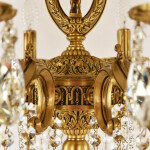 Фото 1 Торшер бронзовый с хрусталём 72402T/10/210 B FP FH1S