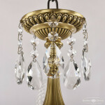 Фото 4 Люстра бронзовая с хрусталём 73101/5/125 A FP