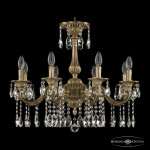 Фото Люстра бронзовая с хрусталём 73101/8/210 A FP