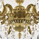 Фото 3 Люстра бронзовая с хрусталём 73101/8/210 A FP