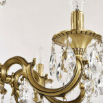 Фото 4 Люстра бронзовая с хрусталём 73101/8/210 A FP