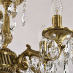 Фото 4 Люстра бронзовая с хрусталём 73102/5/125 B FP
