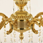 Фото 1 Люстра бронзовая с хрусталём 73102/5/175 A G