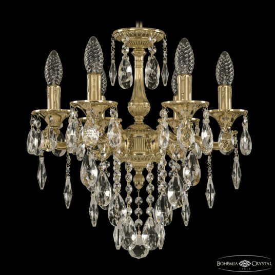 Фото Люстра бронзовая с хрусталём 73102/6/125 B G