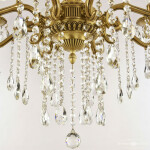 Фото 2 Люстра бронзовая с хрусталём 73102/8/210 B FP