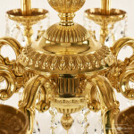 Фото 2 Люстра бронзовая с хрусталём 75101/10/210 A G