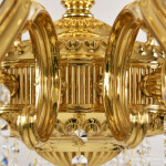 Фото 2 Люстра бронзовая с хрусталём 75102/16/360 A G