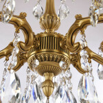 Фото 3 Люстра бронзовая с хрусталём 75102/5/125 A FP