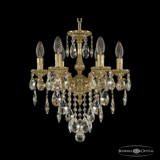 Фото Люстра бронзовая с хрусталём 75102/6/125 B G