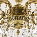 Фото 3 Люстра бронзовая с хрусталём 75102/8/210 A FP