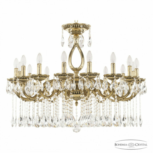 Фото Люстра бронзовая с хрусталём 75301/16/300 A GB