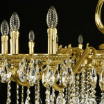 Фото 4 Люстра бронзовая с хрусталём 75302/16/360 A G