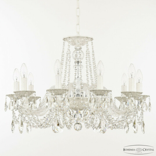 Фото Люстра хрустальная AL16302/10/240 WG Bohemia Ivele Crystal