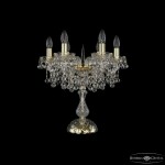 Фото 1 Настольная лампа хрустальная 1409L/6/141-47 G