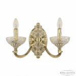 Фото 1 Бра бронзовые с хрусталём 7209B10/2/175 GW P Clear/M-1F