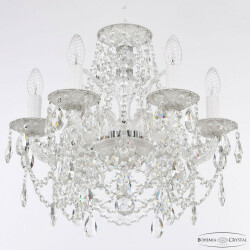 Фото Люстра хрустальная AL16311/6/141 WM Bohemia Ivele Crystal