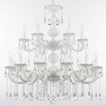 Фото 2 Люстра хрустальная AL78101/12+6/250/2D A WG Bohemia Ivele Crystal
