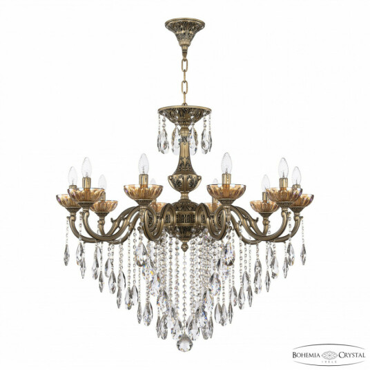Фото Люстра хрустальная AL78101/10/300 B AGB P Shampan/M-1H Bohemia Ivele Crystal