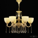 Фото 1 Люстра хрустальная AL78101/6/175 A WMG P1 U Rose Bohemia Ivele Crystal