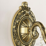 Фото 4 Бра хрустальные AL7901B10/1/175 B AGB P Amber/M-1F Bohemia Ivele Crystal