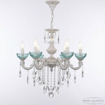 Фото 2 Люстра хрустальная AL79101/6/175 B WMN P Birusa/M-1G Bohemia Ivele Crystal