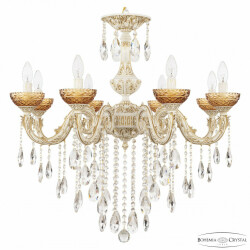 Фото Люстра хрустальная AL79101/8/250 B WMG P Amber/M-1F Bohemia Ivele Crystal