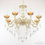 Фото 2 Люстра хрустальная AL79101/8/250 B WMG P Amber/M-1F Bohemia Ivele Crystal