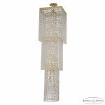 Фото Люстра каскад хрустальная 83302/40IV-150 G Bohemia Ivele Crystal