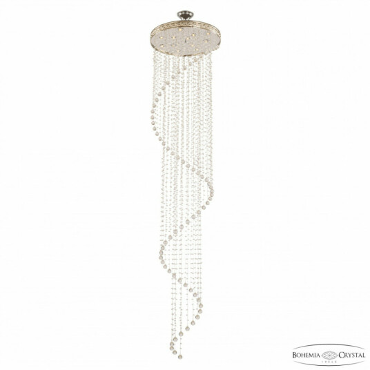 Фото Люстра спираль хрустальная 83131/60IV-260 Ni Bohemia Ivele Crystal
