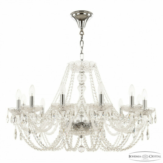 Фото Люстра хрустальная 101/12/300 Ni Bohemia Ivele Crystal