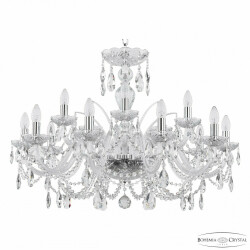 Фото Люстра хрустальная 105/10+5/300 Ni Bohemia Ivele Crystal
