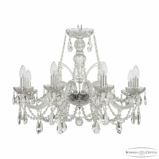 Фото Люстра хрустальная 105/8/240 Ni Bohemia Ivele Crystal