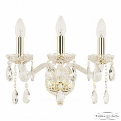 Фото Бра хрустальные 107B/3/141 G Bohemia Ivele Crystal
