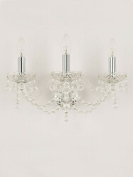 Фото Бра хрустальные 108B/3/165 Ni Bohemia Ivele Crystal