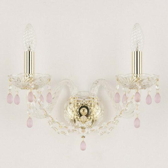 Фото Бра хрустальные 112B/2/165 G V7010 Bohemia Ivele Crystal