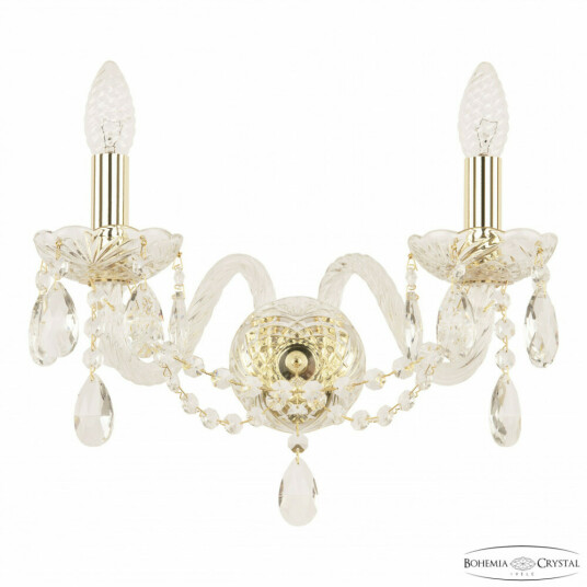 Фото Бра хрустальные 116B/2/165 G Bohemia Ivele Crystal