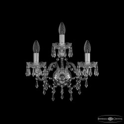 Фото Бра хрустальные 1403B/2+1/160 Ni Bohemia Ivele Crystal