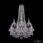 Фото Люстра хрустальная 1410/10+5/195/h-82/2d G V7010 Bohemia Ivele Crystal