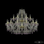 Фото Люстра хрустальная 1410/10+5/300/2d G V7010 Bohemia Ivele Crystal