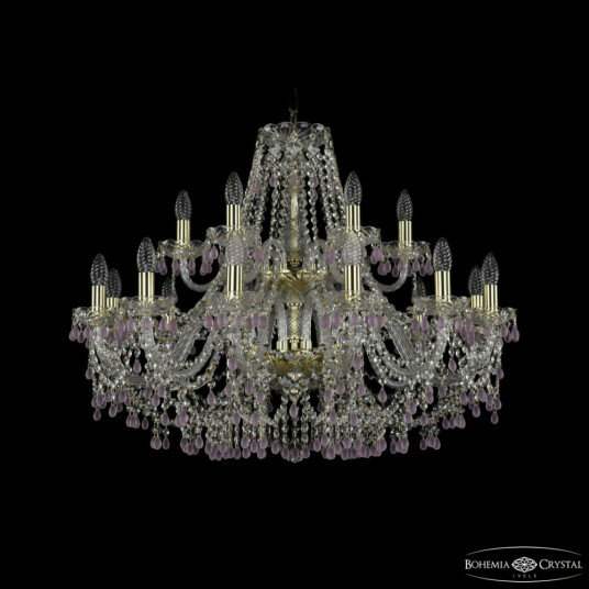 Фото Люстра хрустальная 1410/10+5/300/2d G V7010 Bohemia Ivele Crystal