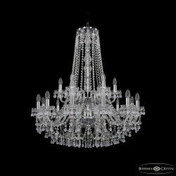 Фото Люстра хрустальная 1410/12+6/300/h-95/2d Ni V0300 Bohemia Ivele Crystal