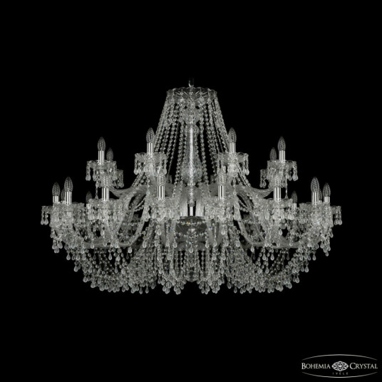 Фото Люстра хрустальная 1410/16+8/460 Ni V0300 Bohemia Ivele Crystal