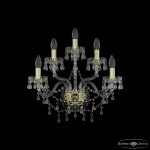 Фото Бра хрустальные 1410B/2+2+1/195/XL G V0300 Bohemia Ivele Crystal