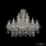Фото Люстра хрустальная 1411/16+8+4/300 G Bohemia Ivele Crystal