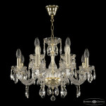 Фото 1 Люстра хрустальная 117/8+4/195 G Bohemia Ivele Crystal